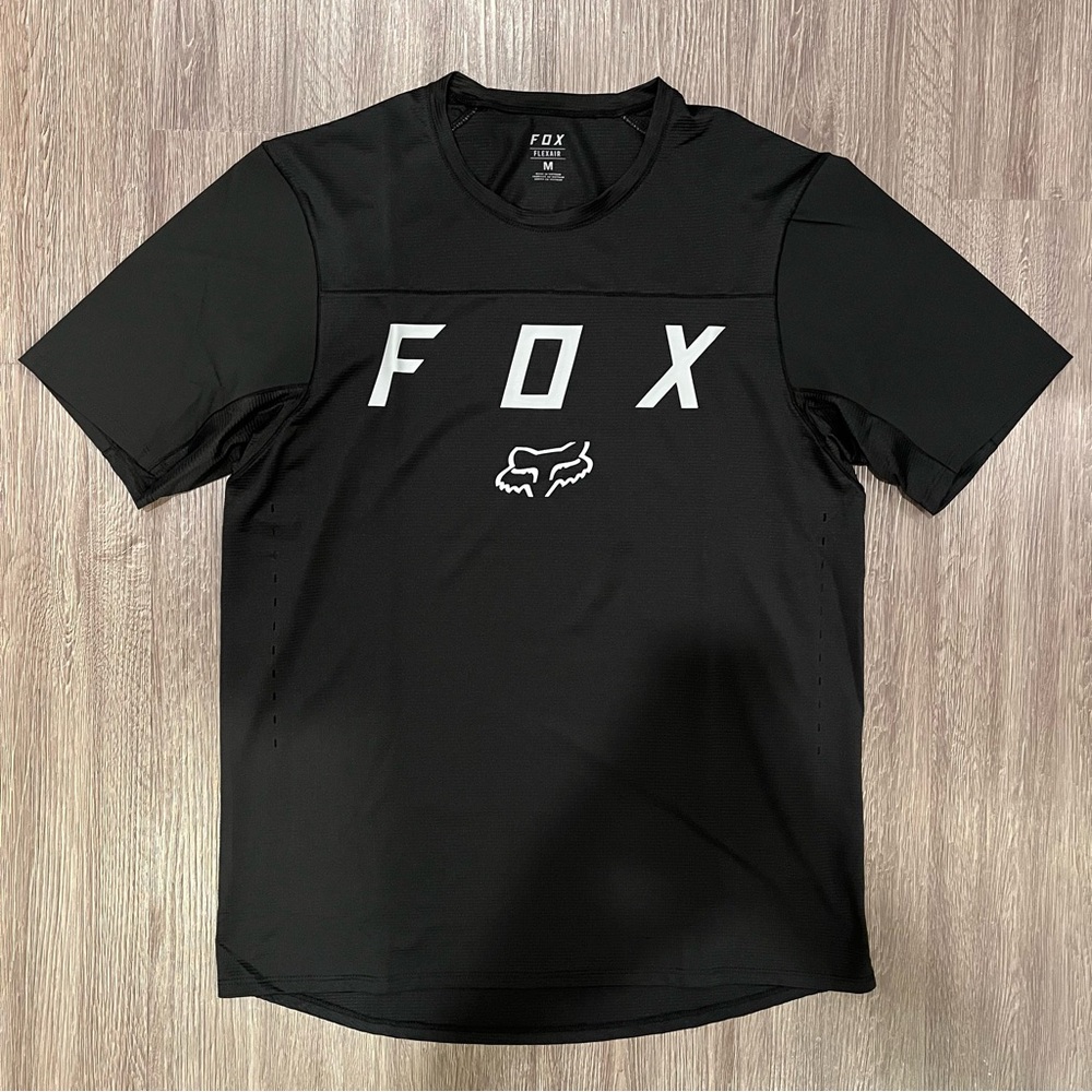 Fox Racing Men’s Flexair Moth Mountain Bike Jersey - Black Medium